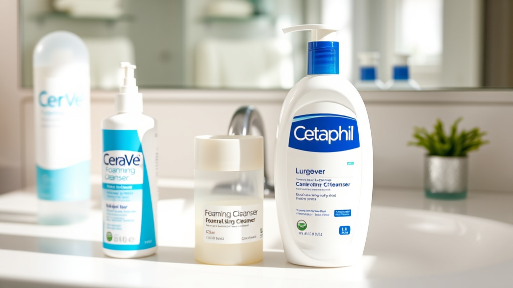 CeraVe vs Cetaphil cleansers side by side comparison 2025